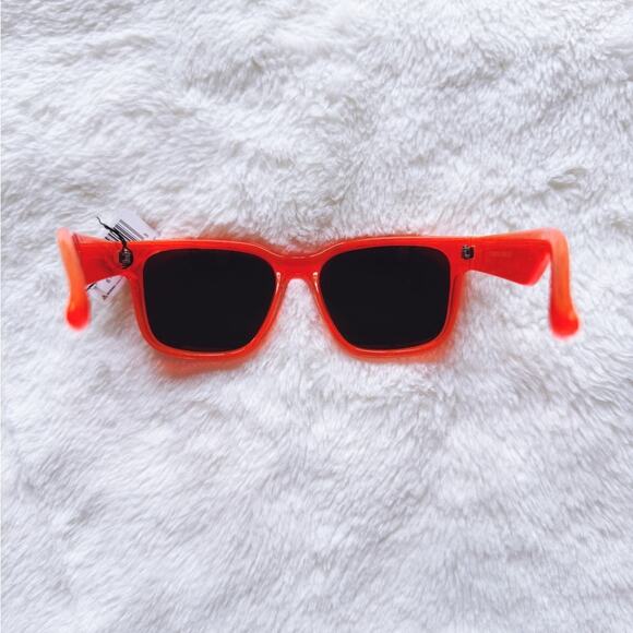 Cerise Bright Orange Mirrored Sunglasses - Picture 12 of 15